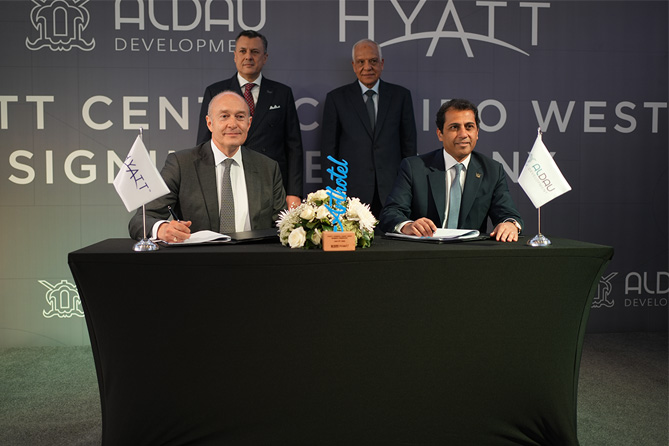 H.E. The Minister of Tourism and Antiquities witnessed the signing ceremony of the first